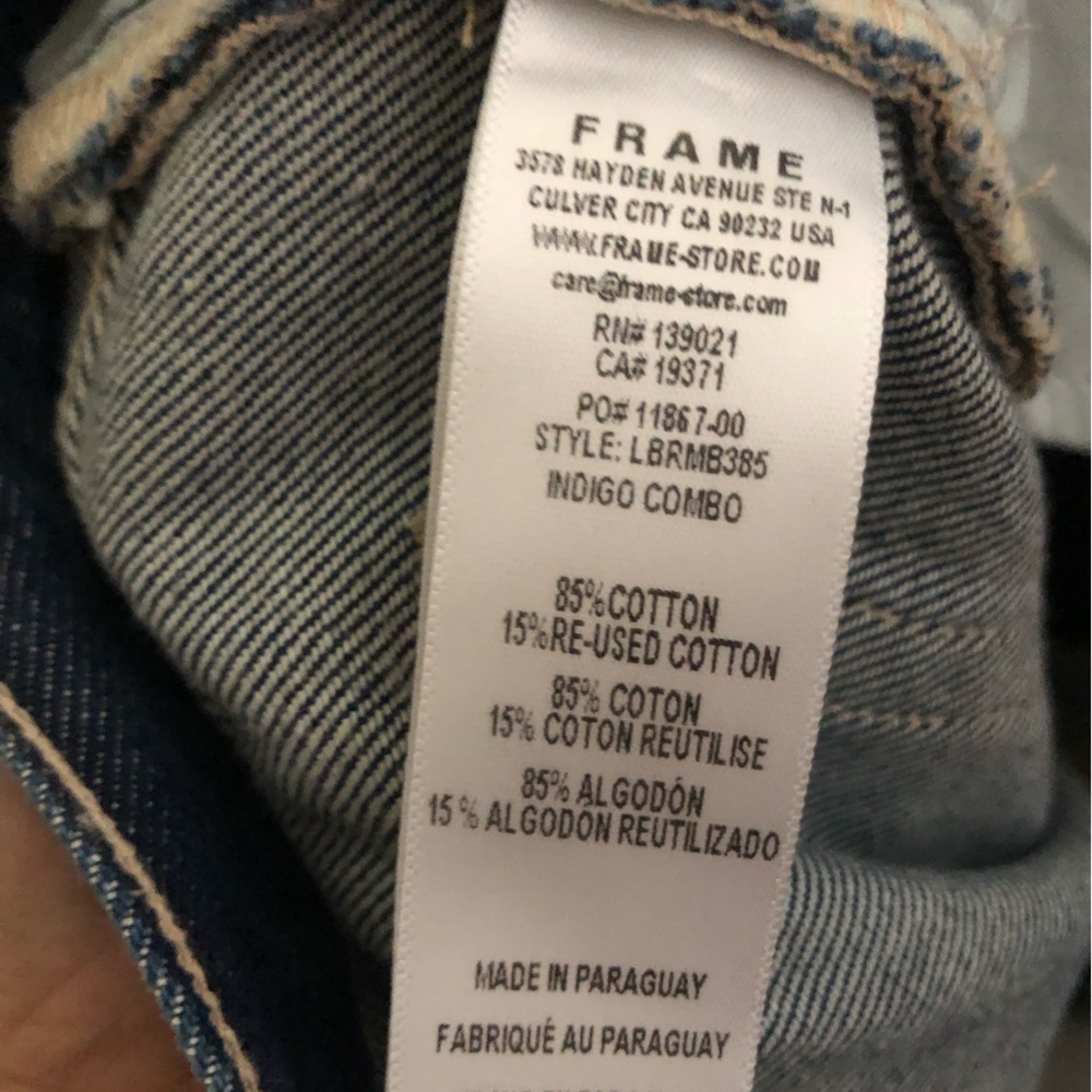 Frame Ultra High Rise Barrel Jean - Picture 4 of 7
